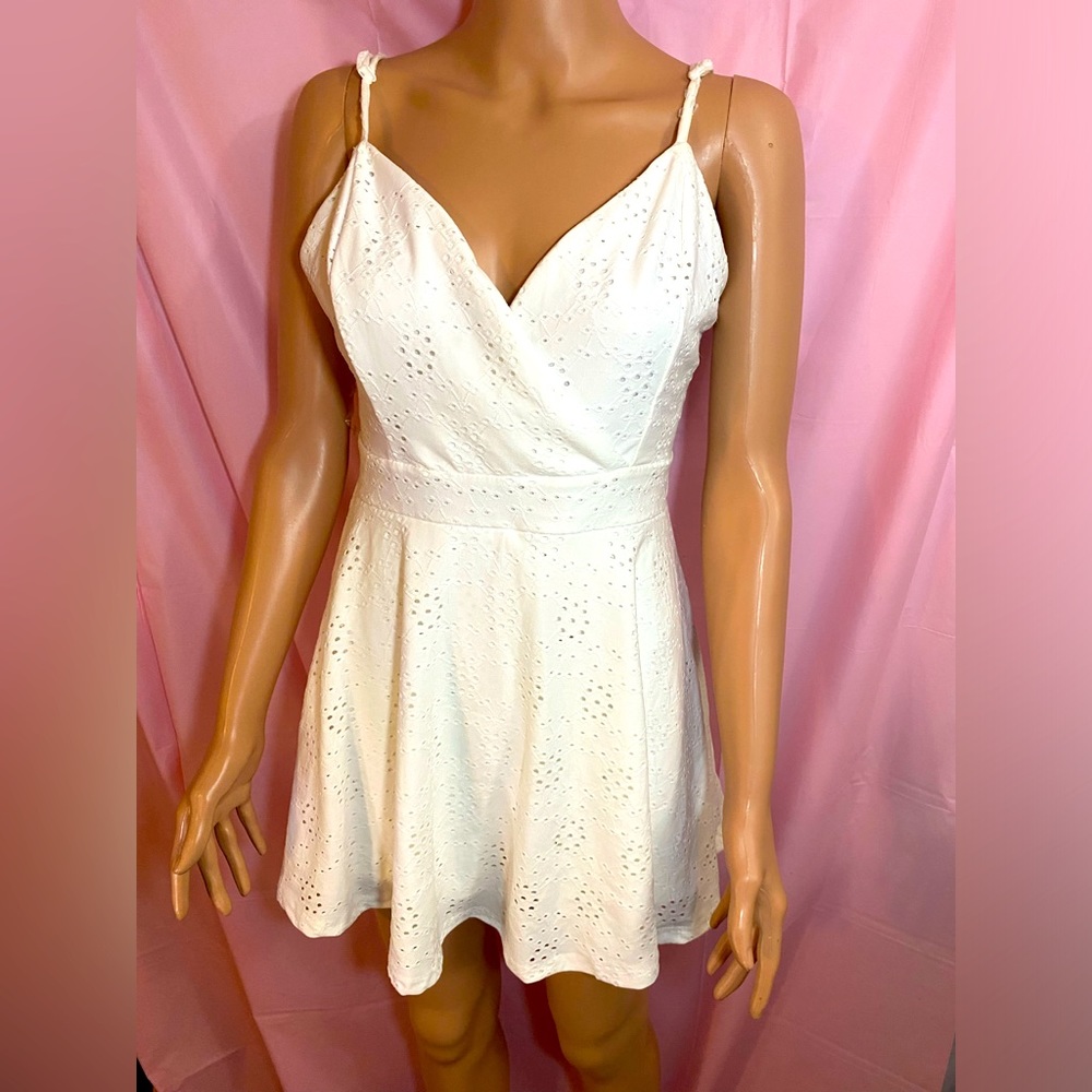 Justify romper for white eyelet dress Large